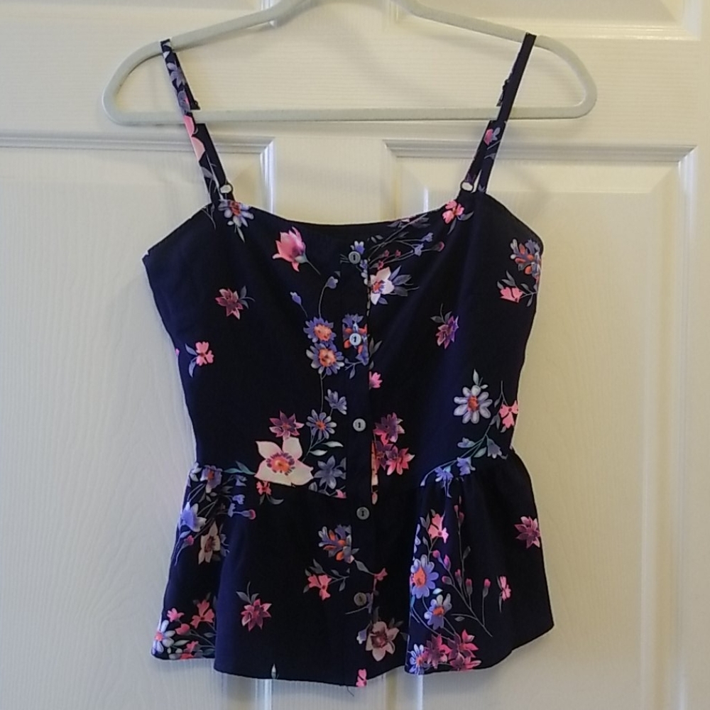 Floral Sleeveless Top